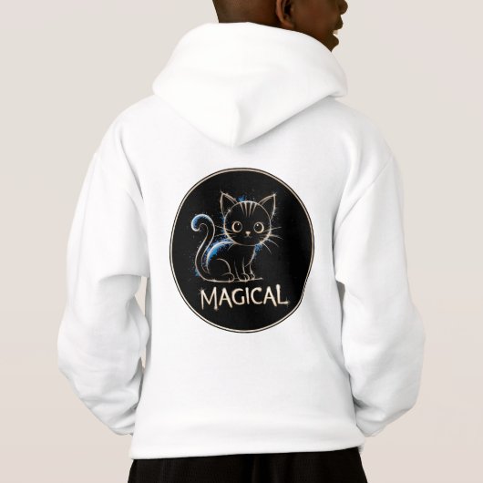 Magisches Kätzchen Hoodie (Rückseite)