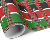 🇰 🇪 Magisches Kenia: Rahmen der Einheit und des Geschenkpapier (Rolleneckpunkt)