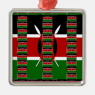 🇰 🇪 Magisches Kenia: Rahmen der Einheit und des  Ornament Aus Metall