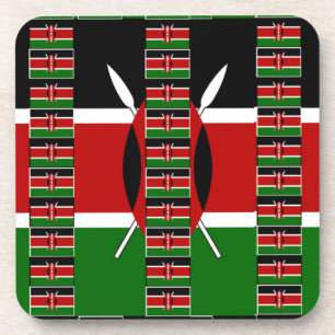 🇰🇪 Magisches Kenia: Rahmen der Einheit und des S Getränkeuntersetzer