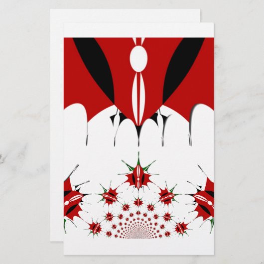 Magisches Kenia: Symmetrie der Modernität des Erbe Briefpapier (Vorne/Hinten)