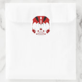 Magisches Kenia: Symmetrie der Modernität des Erbe Runder Aufkleber (Tasche)