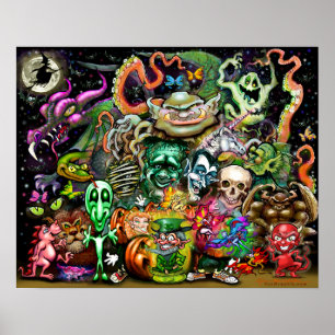 Magisches Kreaturenposter Poster