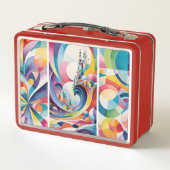 Magisches Land Metall Brotdose (Rückseite)