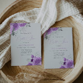 Magisches Lavender & Silver Brautparty Einladung