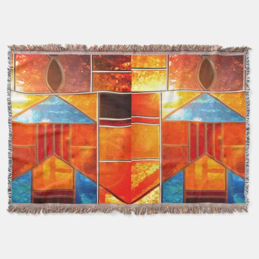 Magisches Licht, das aus den Fenstern der Kirche s Decke (Vorderseite)