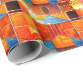 Magisches Licht, das aus den Fenstern der Kirche s Geschenkpapier (Rolleneckpunkt)