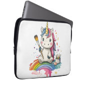 Magisches Maler Einhorn (1) Laptopschutzhülle (Vorne Rechts)