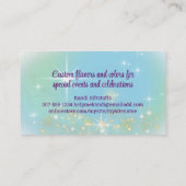 Magisches Märchenbäckerei Backgebäck Koch Kochen Visitenkarte (Rückseite)