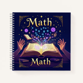 Magisches Mathematik-Aufklärungsnotizbuch | Person Notizblock