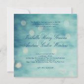 Magisches Meer der Liebe - Hochzeit Einladung (Rückseite)