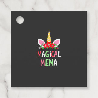 Magisches Mema Einhorn-Shirt Weihnachts-Pyjama-Shi Geschenkanhänger