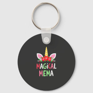 Magisches Mema-Einhorn-Shirt Weihnachts-Pyjama-Shi Schlüsselanhänger