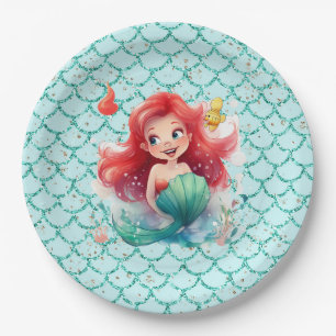 Magisches Mermaid-Themed-Party Pappteller