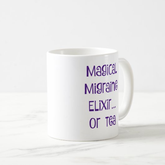 Magisches Migräne-Elixier…. Tee Kaffeetasse (VorderseiteRechts)