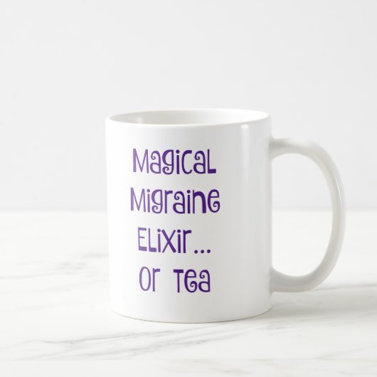 Magisches Migräne-Elixier…. Tee Kaffeetasse (Rechts)