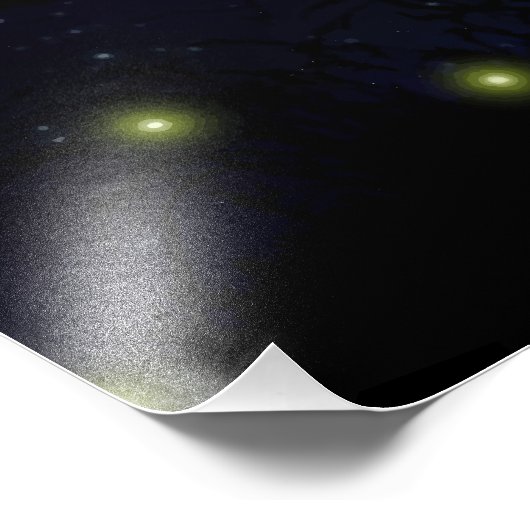 Magisches Milchstraßenblatt Foto (Ecke)