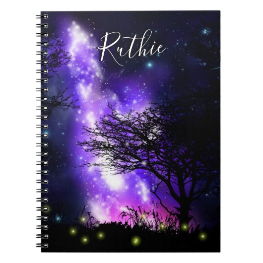 Magisches MilchstraßNotebook Notizblock (Vorderseite)