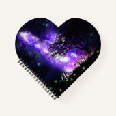 Magisches MilchstraßNotebook Notizblock (Vorderseite)