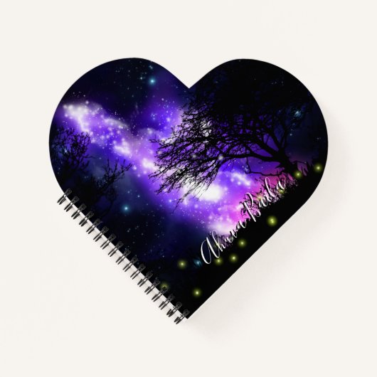 Magisches MilchstraßNotebook Notizblock (Vorderseite)