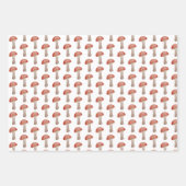 Magisches Mushroom-Toadstool-Wrapping-Papier Geschenkpapier Set (Vorderseite 3)