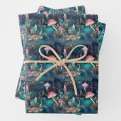 MAGISCHES MUSHROOM WALDGESCHENK GESCHENKPAPIER SET (Beispiel)