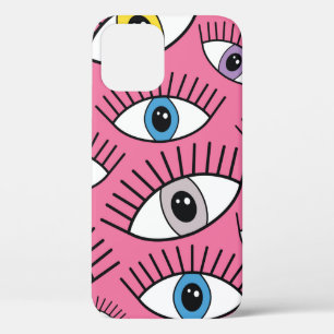 Magisches Muster mit bunten Augen. Mystischer Hint Case-Mate iPhone Hülle