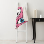 Magisches Muster mit bunten Augen. Mystischer Hint Sherpadecke (Beispiel)