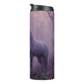 Magisches mystisches Einhorn im verzauberten Walds Thermosbecher (Nach rechts gedreht)