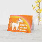 Magisches mystisches Glück Freundschaft Einhorn Karte (Gelbe Blume)