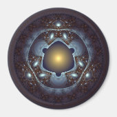 Magisches, mystisches helles Muster Magnet (Vorne)