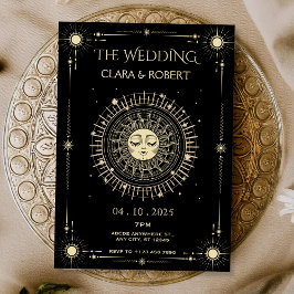 Magisches mystisches Tarot Boho Einladung