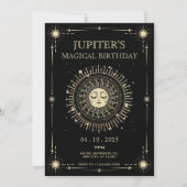 Magisches mystisches Tarot boho Einladung (Vorderseite)