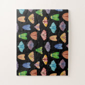 Magisches Nachtmottenmuster Mystischer Schmetterli Puzzle (Vertikal)