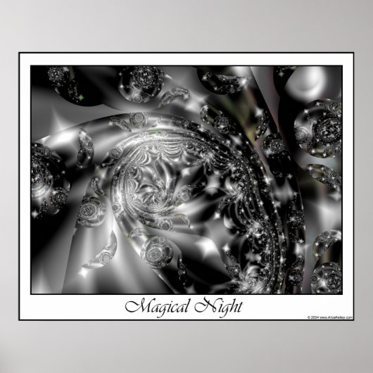 Magisches Nachtposter Poster (Vorne)