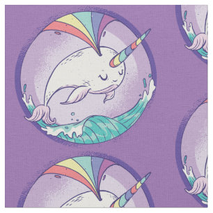 Magisches Narwhal Stoff