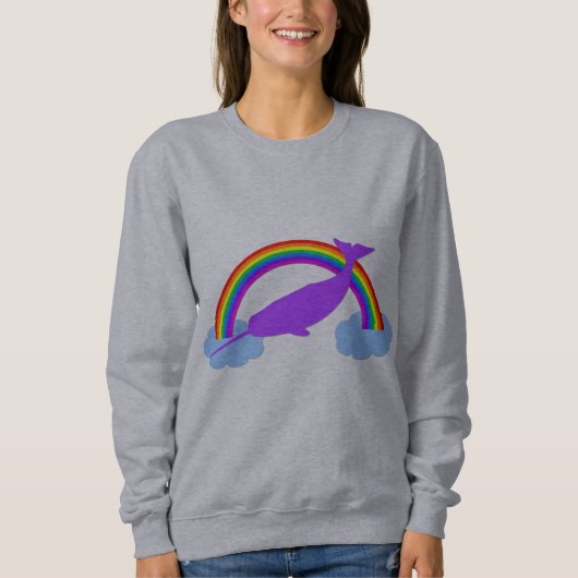 Magisches Narwhal Sweatshirt (Vorderseite)