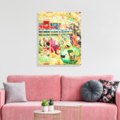 Magisches Nautikkarussell Leinwanddruck (Insitu (Wohnzimmer))