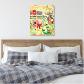 Magisches Nautikkarussell Leinwanddruck (Insitu (Schlafzimmer))