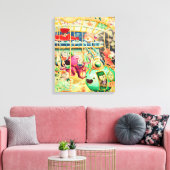 Magisches Nautikkarussell Leinwanddruck (Insitu (Wohnzimmer))