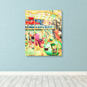 Magisches Nautikkarussell Leinwanddruck (Insitu (Holzboden))