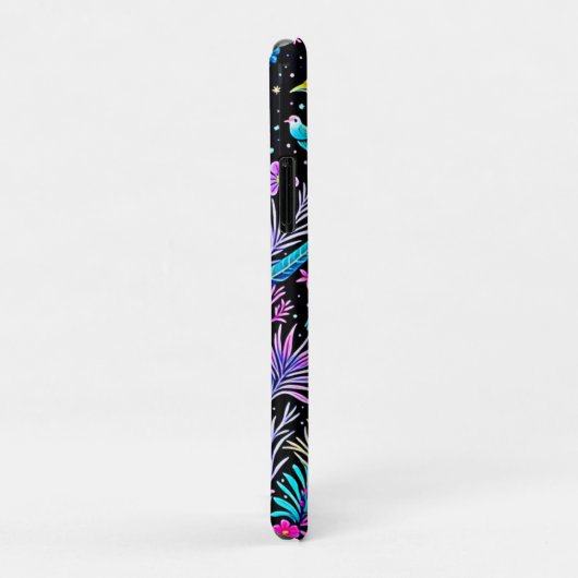 Magisches Neon Forest Night Traumdesign Case-Mate iPhone Hülle (Hinten/Rechts)