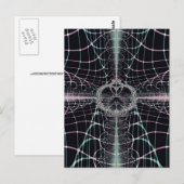 Magisches Netz Postkarte (Vorne/Hinten)