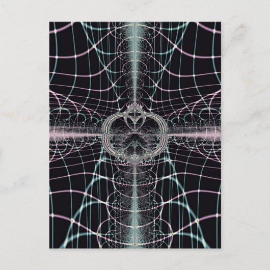 Magisches Netz Postkarte (Vorderseite)