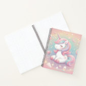 Magisches Niedliches Funkelnd Pastel Unicorn-Noteb Notizblock (Innenseite)