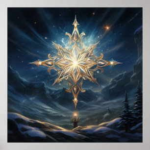 Magisches Nordsternposter Poster