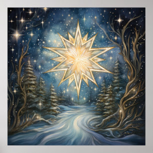 Magisches Nordsternposter Poster