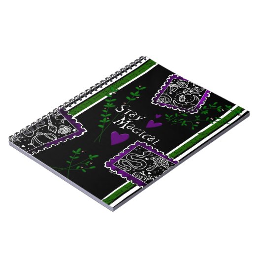 Magisches Notebook bleibe Notizblock (Linke Seite)