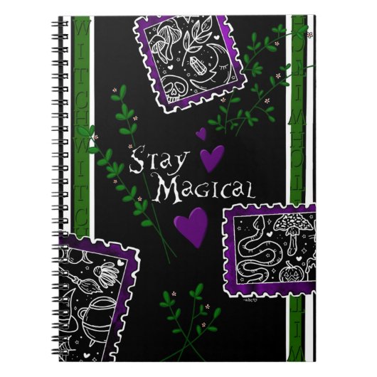 Magisches Notebook bleibe Notizblock (Vorderseite)