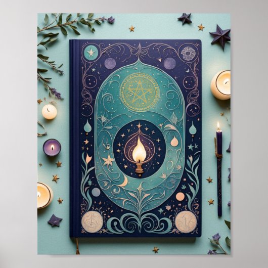 Magisches Notebook Poster (Vorne)